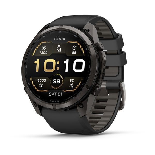 Garmin fēnix 9 Pro 51 мм у титані з покриттям Carbon Gray DLC, артикул 010-04337-15